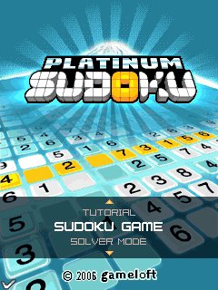game pic for Platinum Sudoku